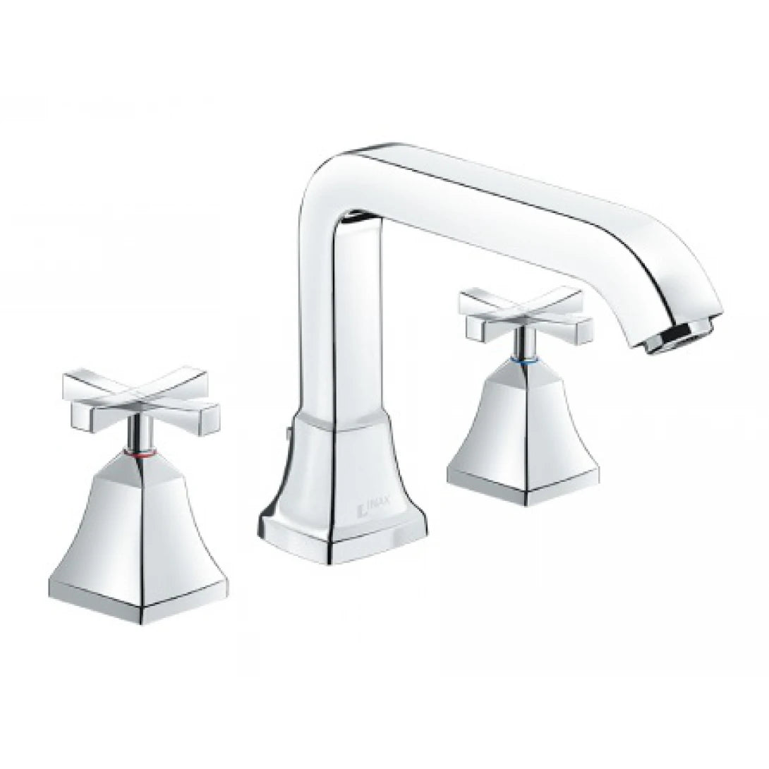 Vòi Lavabo Inax LFV-8100B (LFV8100B) Van Nóng Lạnh 3 Lỗ