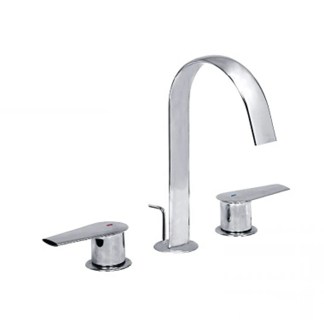 Vòi Lavabo Inax LFV-7100B (LFV7100B) Van Nóng Lạnh 3 Lỗ