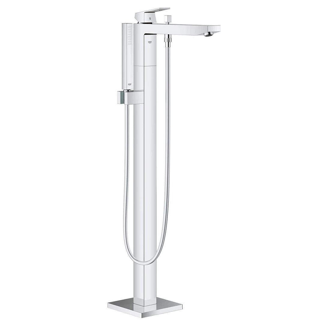 Vòi Bồn Tắm Grohe 23672001 + 29086000 Đặt Sàn Eurocube